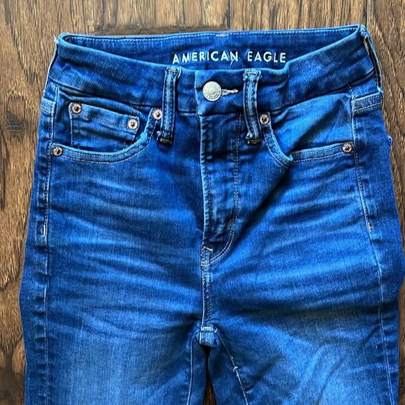 American Eagle super high rise Jegging, size 00 - Picture 4 of 11